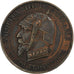 France, Napoleon III, 5 Centimes, 1870, Paris, Satirique, Bronze, EF(40-45)