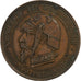 Francia, Napoleon III, 5 Centimes, 1870, Paris, Satirique, Bronce, MBC