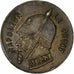 Francia, medalla, satirique, Napoléon le Petit, La Lacheté, 1870, Bronce, MBC