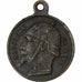 France, Médaille, satirique, Napoléon le Petit, La Lacheté, 1870, Bronze, TTB