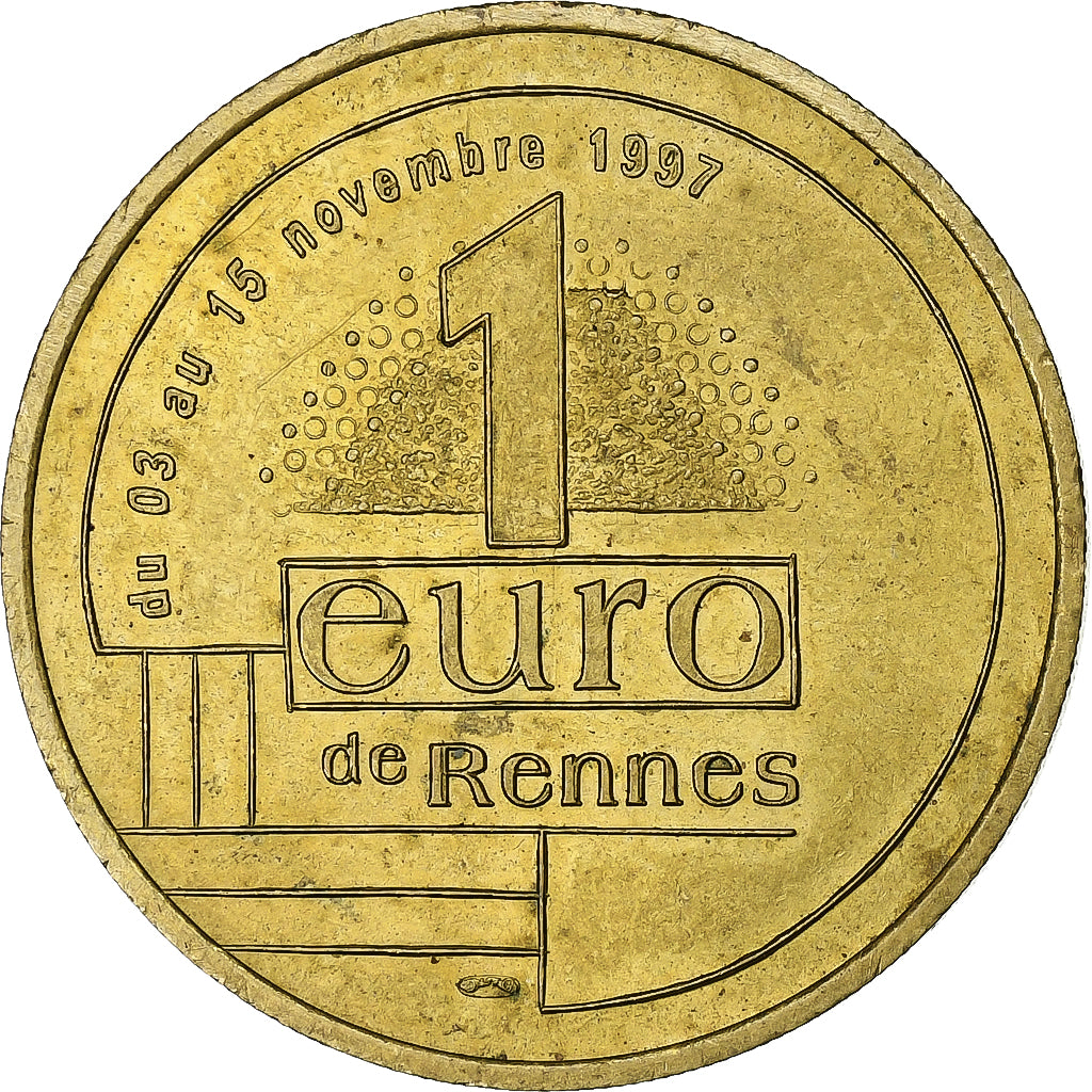 France, Euro, 1997, Rennes, Copper-nickel Aluminium, EF(40-45)