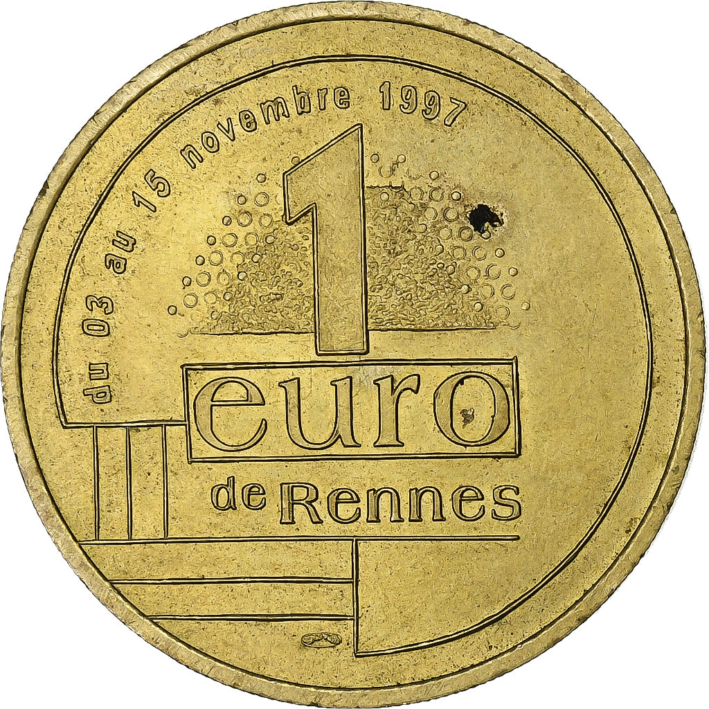 Francia, Euro, 1997, Rennes, Rame-nichel-alluminio, BB+