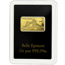Fiji, 5 Dollars, Tower Bridge, London, 2017, 0,5 g,999 millièmes, Gold, MS(64)