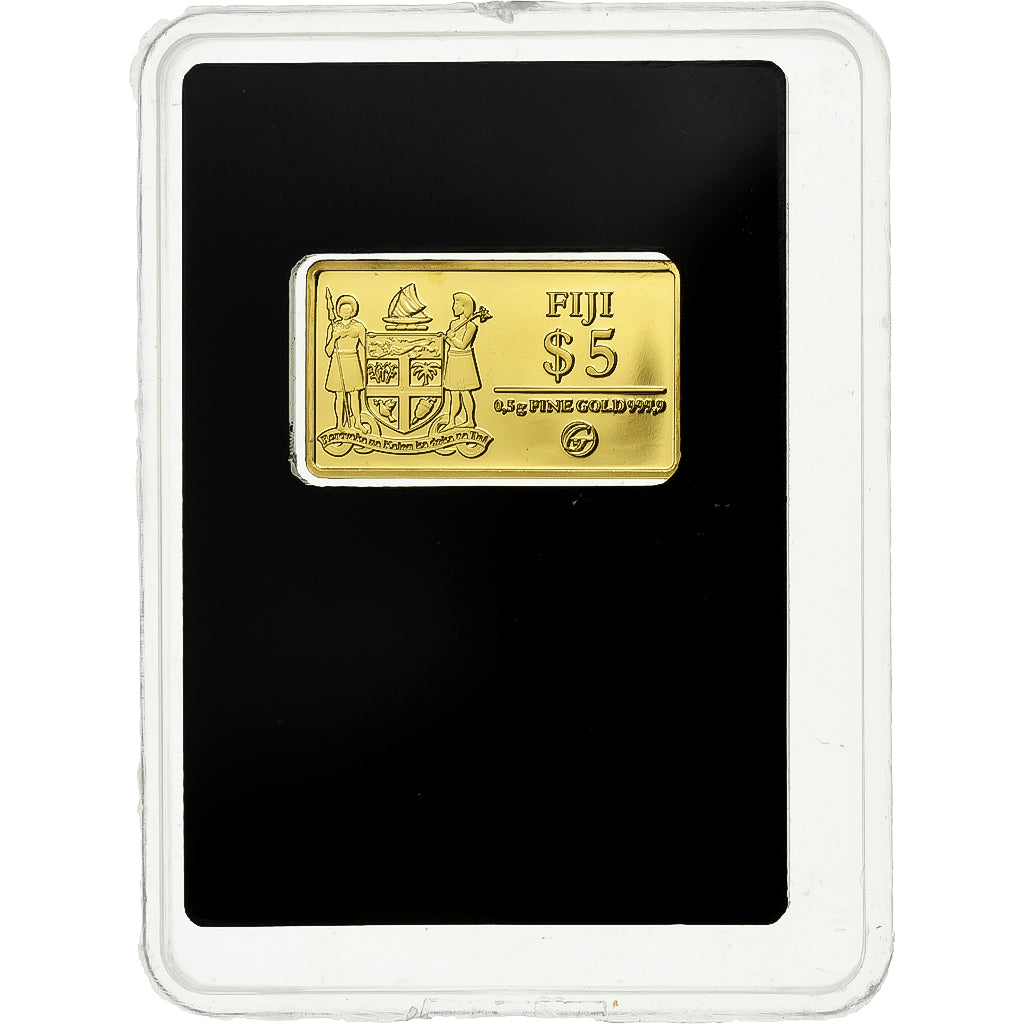 Fiji, 5 Dollars, Tower Bridge, London, 2017, 0,5 g,999 millièmes, Gold, MS(64)