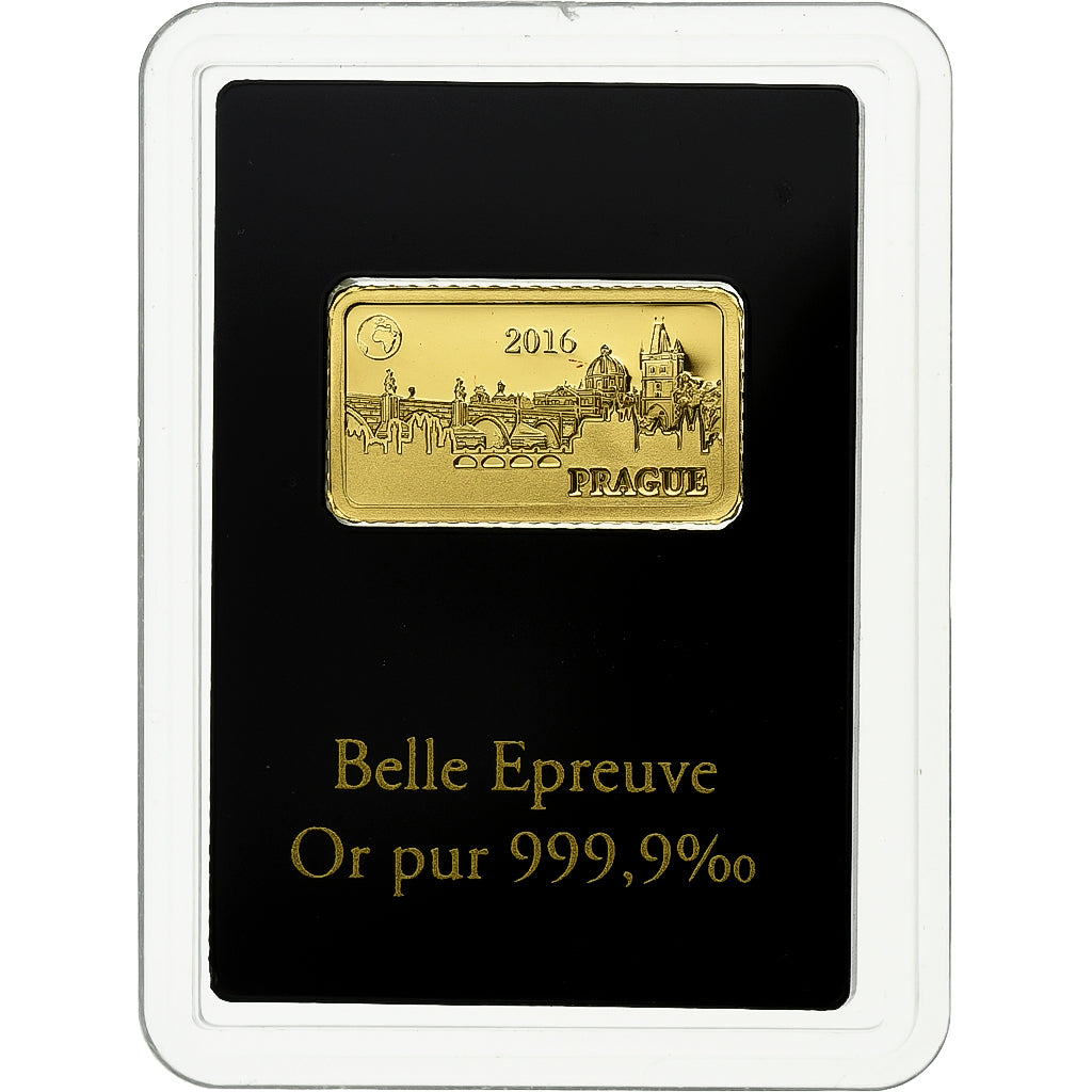 Solomon Islands, 10 Dollars, Prague, 2016, Proof, Gold, MS(64)