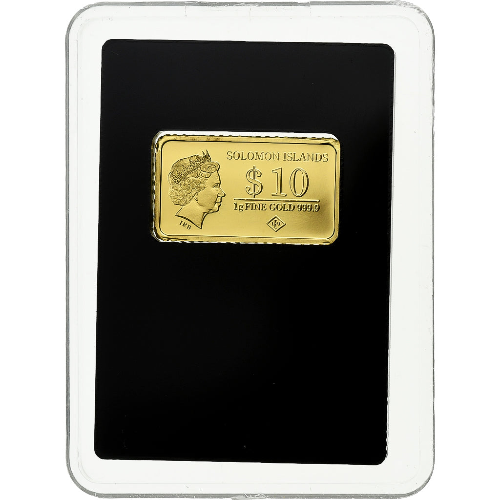 Solomon Islands, 10 Dollars, Prague, 2016, Proof, Gold, MS(64)