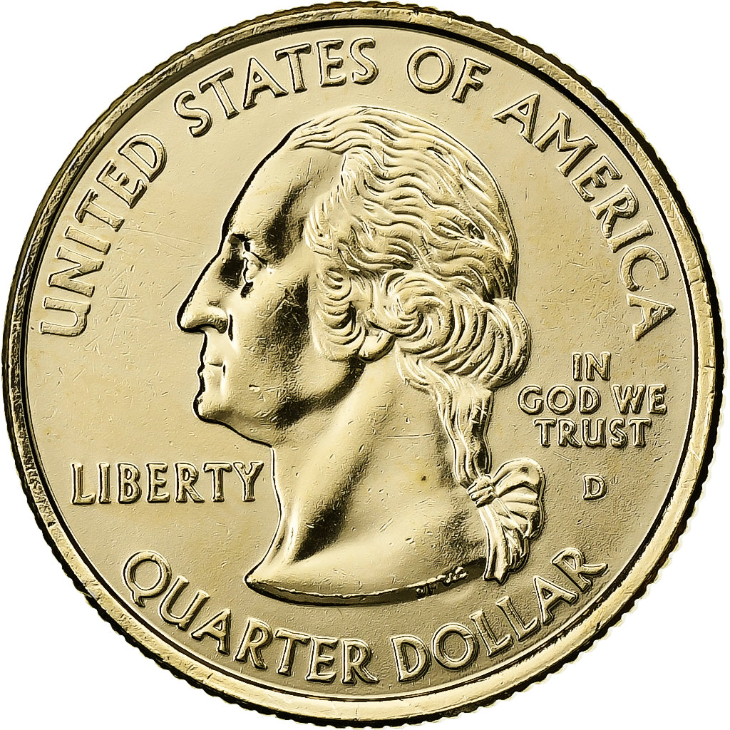 États-Unis, Quarter, Quarter Dollar, 2007, U.S. Mint, Utah 1896, Copper-Nickel