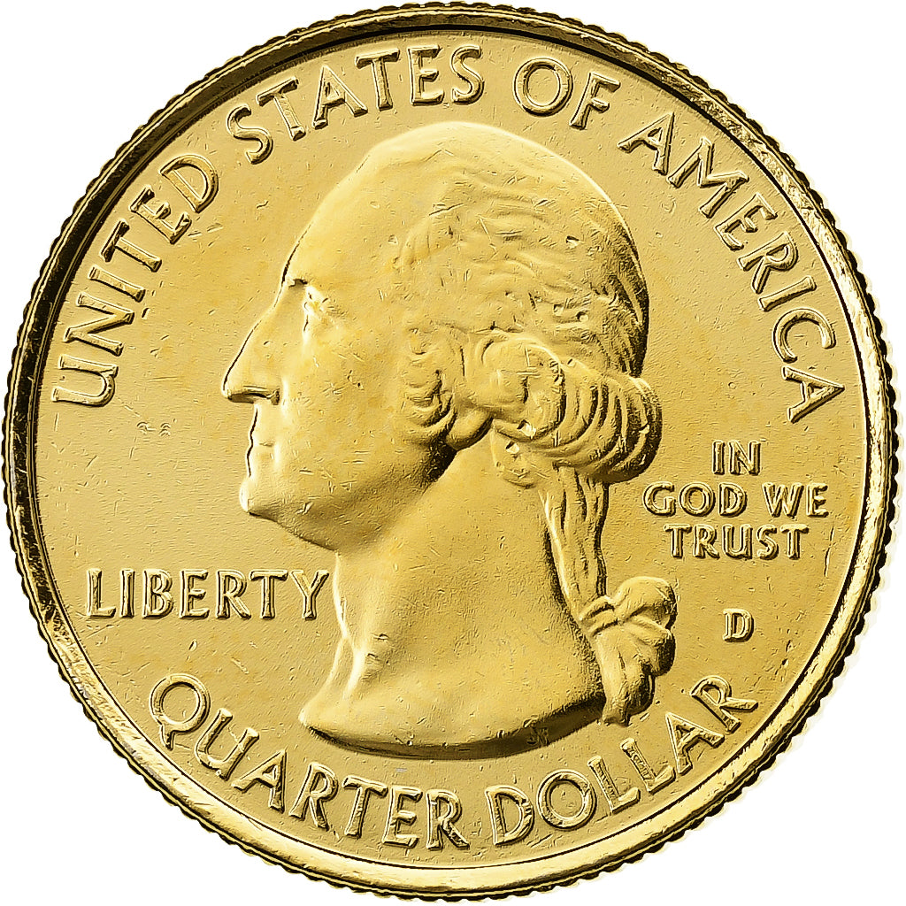 Estados Unidos, Quarter, Quarter Dollar, 2007, U.S. Mint, Gettysburg, Cobre -