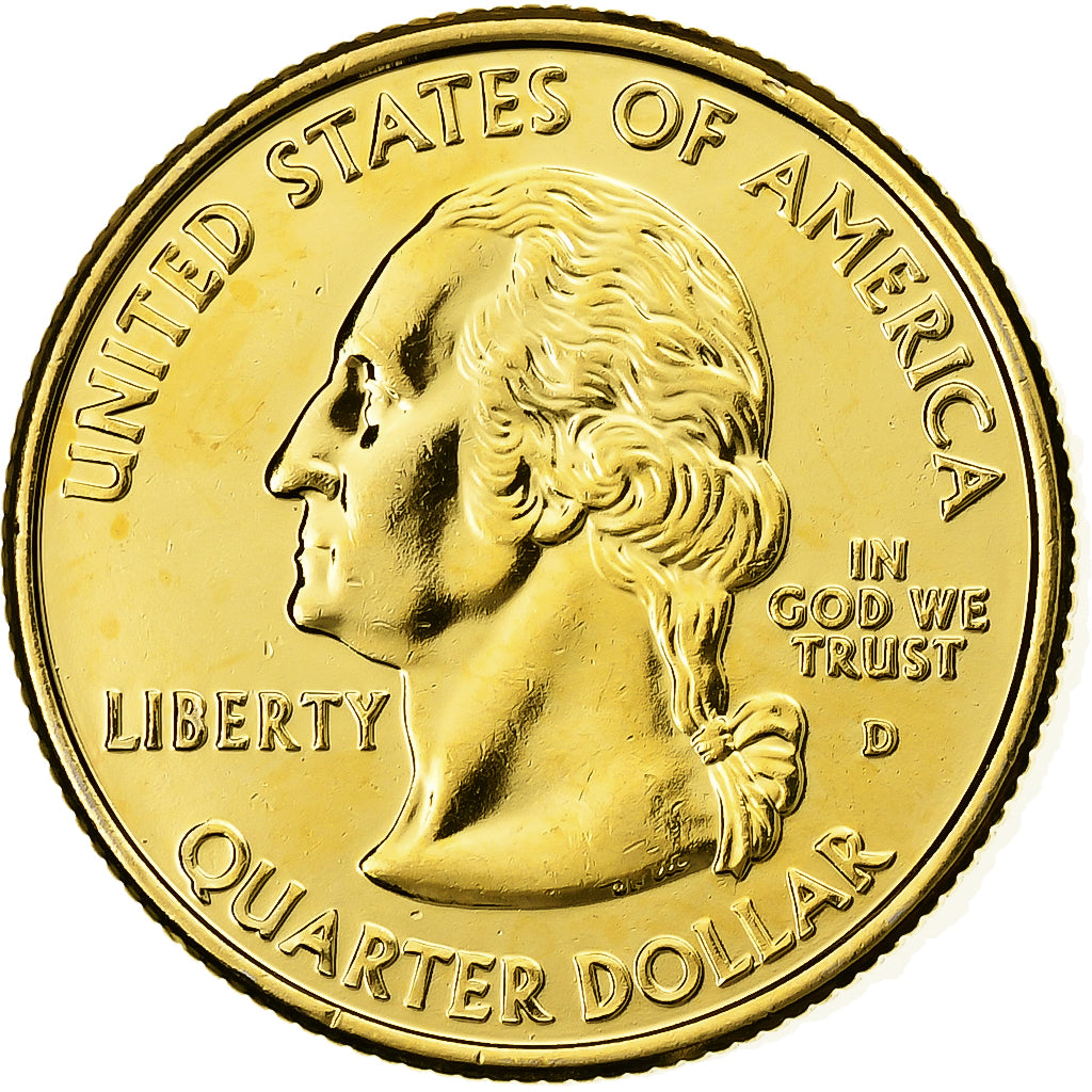 United States, Quarter, Quarter Dollar, 2007, U.S. Mint, Maine 1820