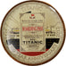 Great Britain, Elizabeth II, 1/2 Penny, Titanic, Boarding Pass, 1966, Bronze