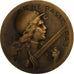 Frankrijk, Medaille, Verdun , On ne passe pas, 1916, Bronzen, Vernier, PR