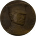 Frankrijk, Medaille, Général Pershing, Lafayette, 1917, Bronzen, Ovide