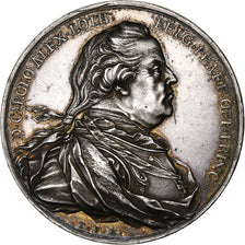 AUSTRIAN NETHERLANDS, Token, Mort de Charles de Lorraine, 1780, Silver, Van
