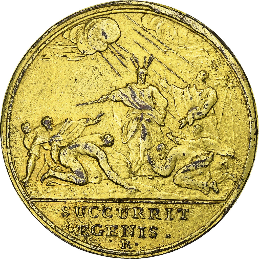 AUSTRIAN NETHERLANDS, Token, La Charité de la Gouvernante Générale, 1741