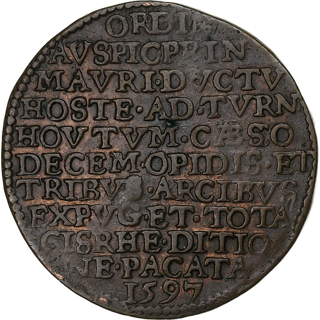 Paesi Bassi austriaci, ficha, Victoire de Maurice de Nassau à Turnhout,, 1597