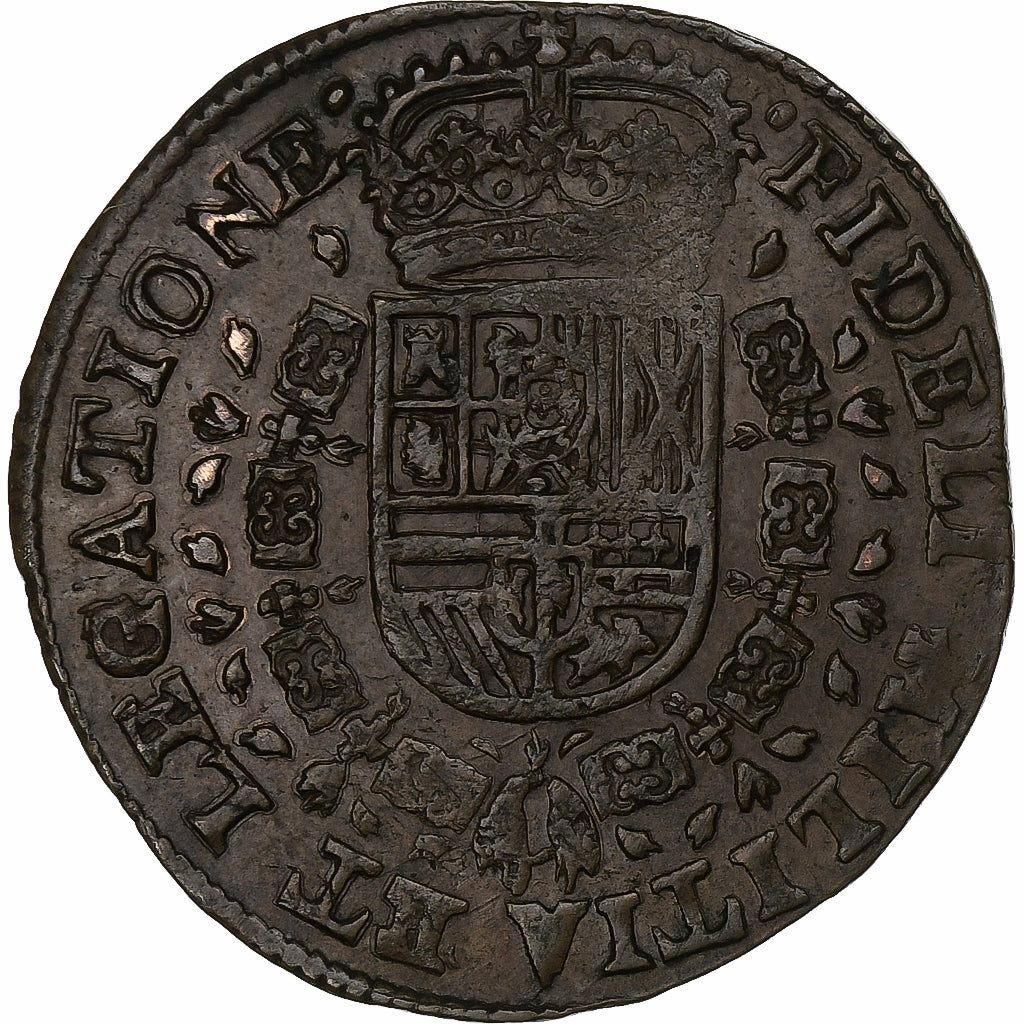NEDERLANDS OOSTENRIJK, Token, Désir de Paix, 1656, Koper, ZF+
