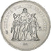 France, 50 Francs, Hercule, 1977, Paris, Silver, MS(60-62), Gadoury:882