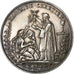 France, Medal, Mariage Chrétien, 1858, Silver, MS(63)