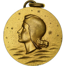 France, Medal, Compagnie Générale Transatlantique, France, 1962, Gilt Bronze