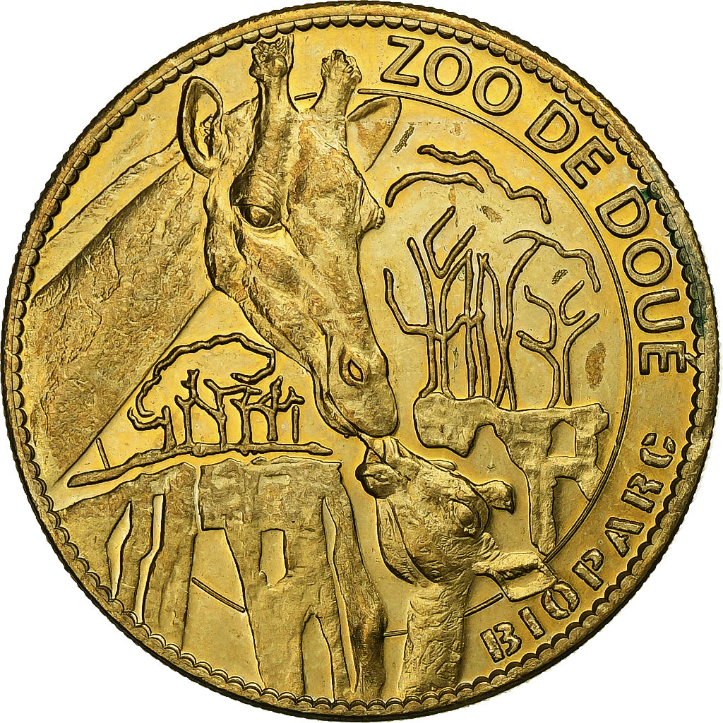 France, Jeton, Doué - le zoo, 2011, Cupro-nickel Aluminium, Arthus Bertrand