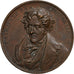France, Medal, Louis-Philippe Ier, Chateaubriand, 1844, Copper, Bovy, EF(40-45)