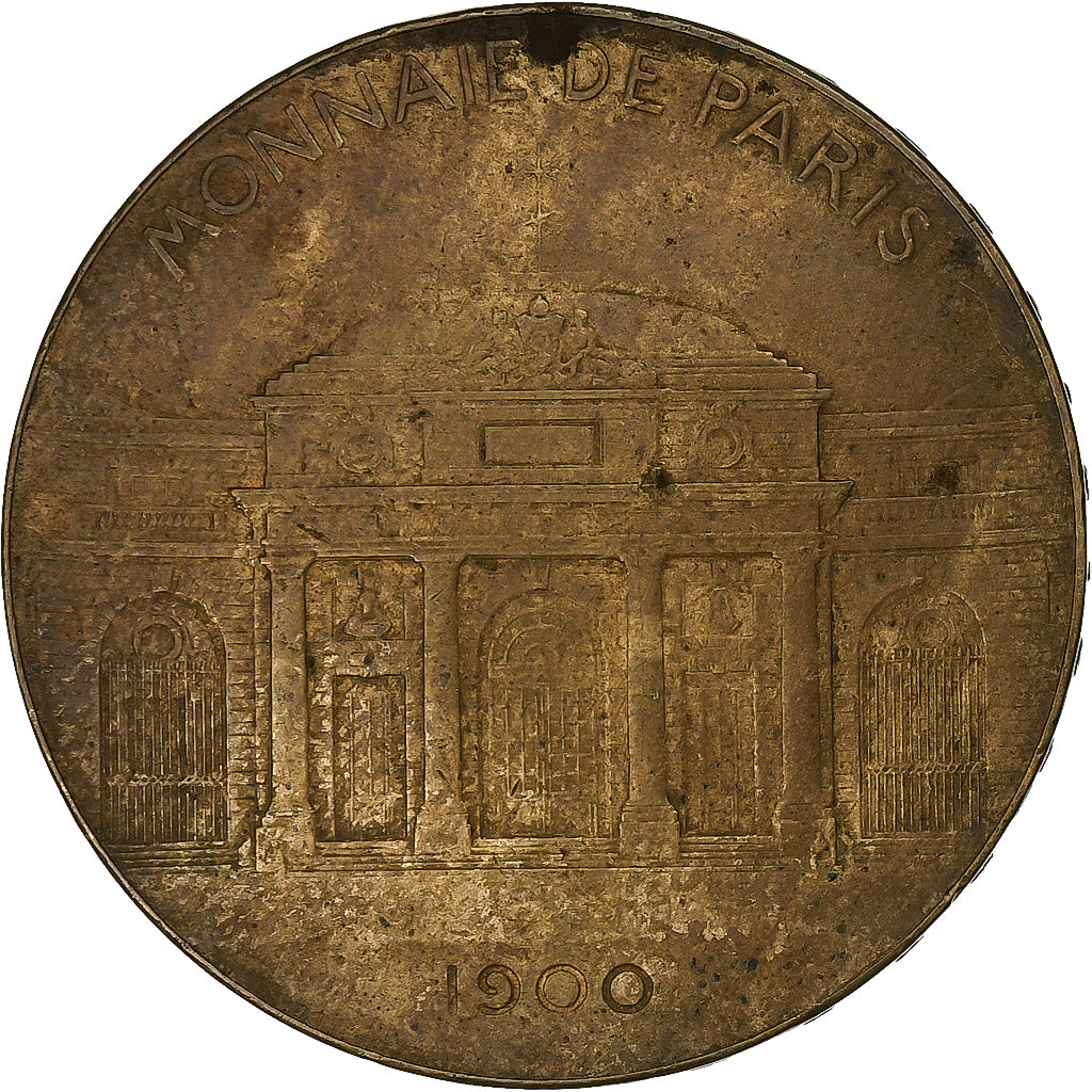 France, Medal, Exposition à la Monnaie de Paris, 1900, Bronze, Patey, VF(30-35)