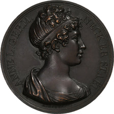 Francja, medal, Anne-Louise Necker-Staël, 1819, Brązowy, Gatteaux, AU(50-53)