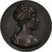 Francja, medal, Anne-Louise Necker-Staël, 1819, Brązowy, Gatteaux, AU(50-53)