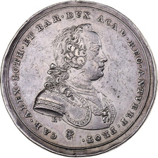 AUSTRIAN NETHERLANDS, Medal, Charles de Lorraine, Académie Royale des