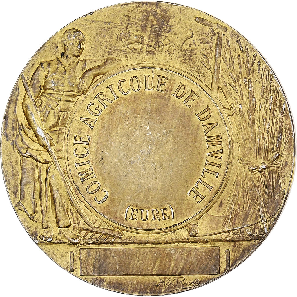 Frankreich, Medaille, Comice Agricole de Damville, Eure, Vermeil, Rivet, VZ