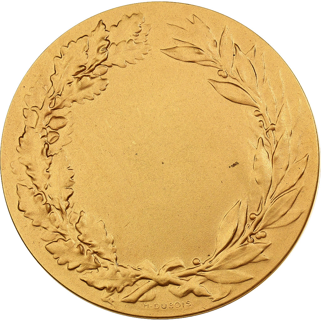 France, Medal, Droit, Justice, Gilt Bronze, Brenet, MS(63)