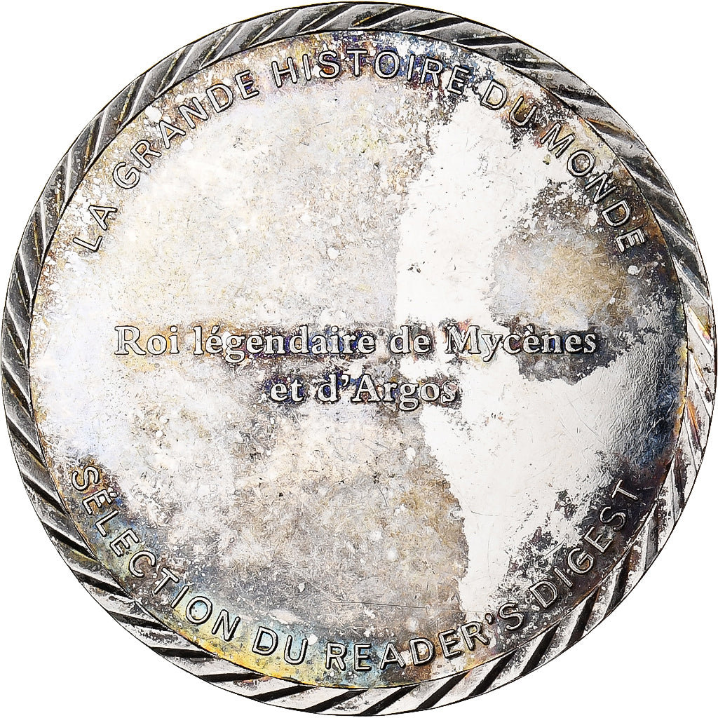 França, medalha, Mythologie Grecque, Agamemnon, Cobre-níquel, AU(50-53)