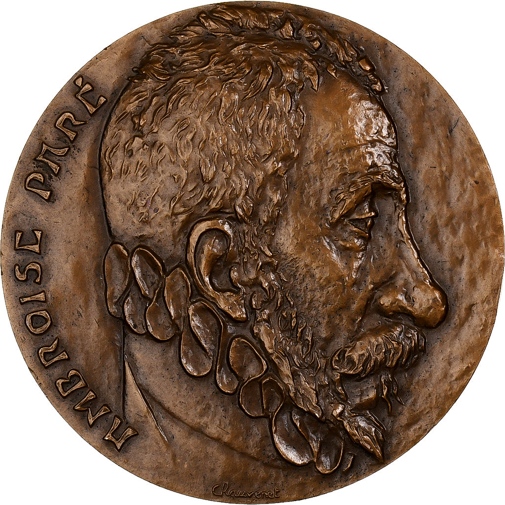 Francia, medalla, Médecine, Ambroise Paré, 1968, Bronce, Chauvenet, SC