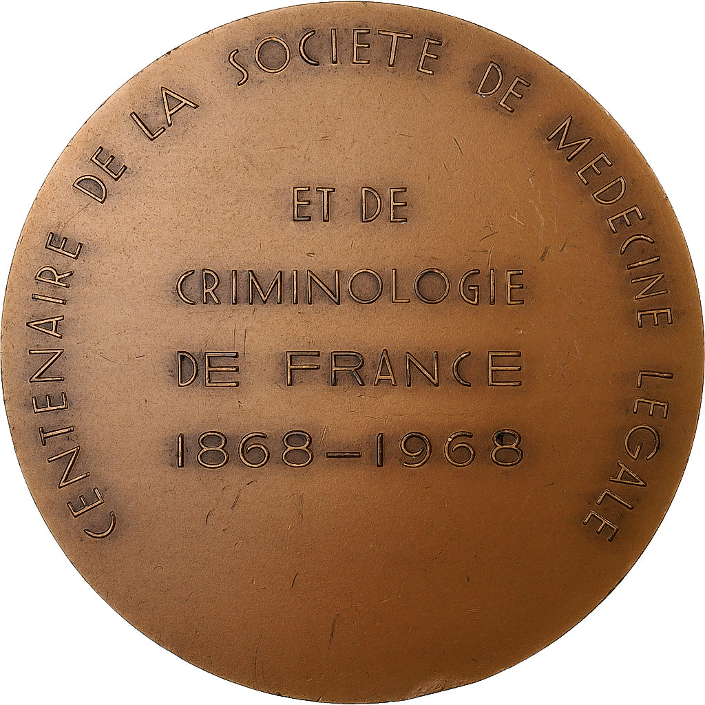 Francia, medalla, Médecine, Ambroise Paré, 1968, Bronce, Chauvenet, SC