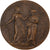 Francia, medaglia, Viticulture, 1910, Bronzo, Alphée Dubois, SPL-