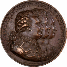Francia, medaglia, Convention, Hommage à la Famille Royale, 1794, Bronzo, De