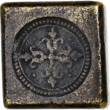 France, Poids Monétaire, Franc Henri III, Brass, VF(20-25)