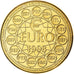 Frankrijk, Medaille, Europe, 20 Euro Essai, 1998, Gilt Bronze, FDC
