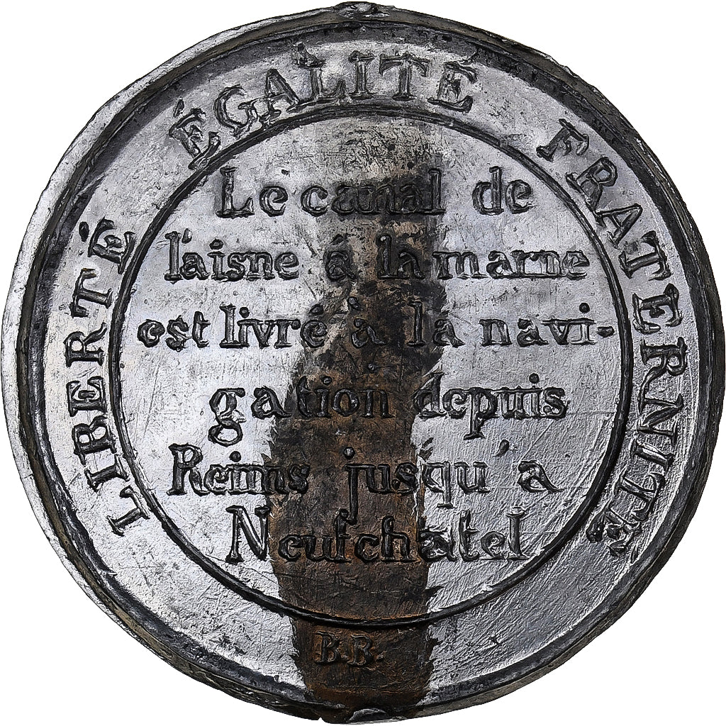 Frankrijk, Medaille, Canal de l'Aisne à la Marne, A. Payen, Ingénieur