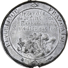 France, Médaille, Ville de Reims, Incendie de la Filature de Fléchambault