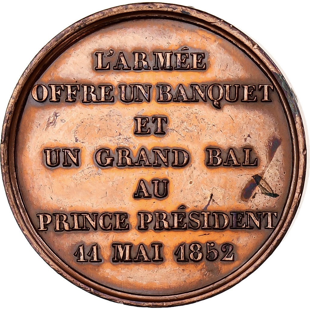 France, Médaille, Banquet de l'Armée en l'Honneur de Louis-Napoléon