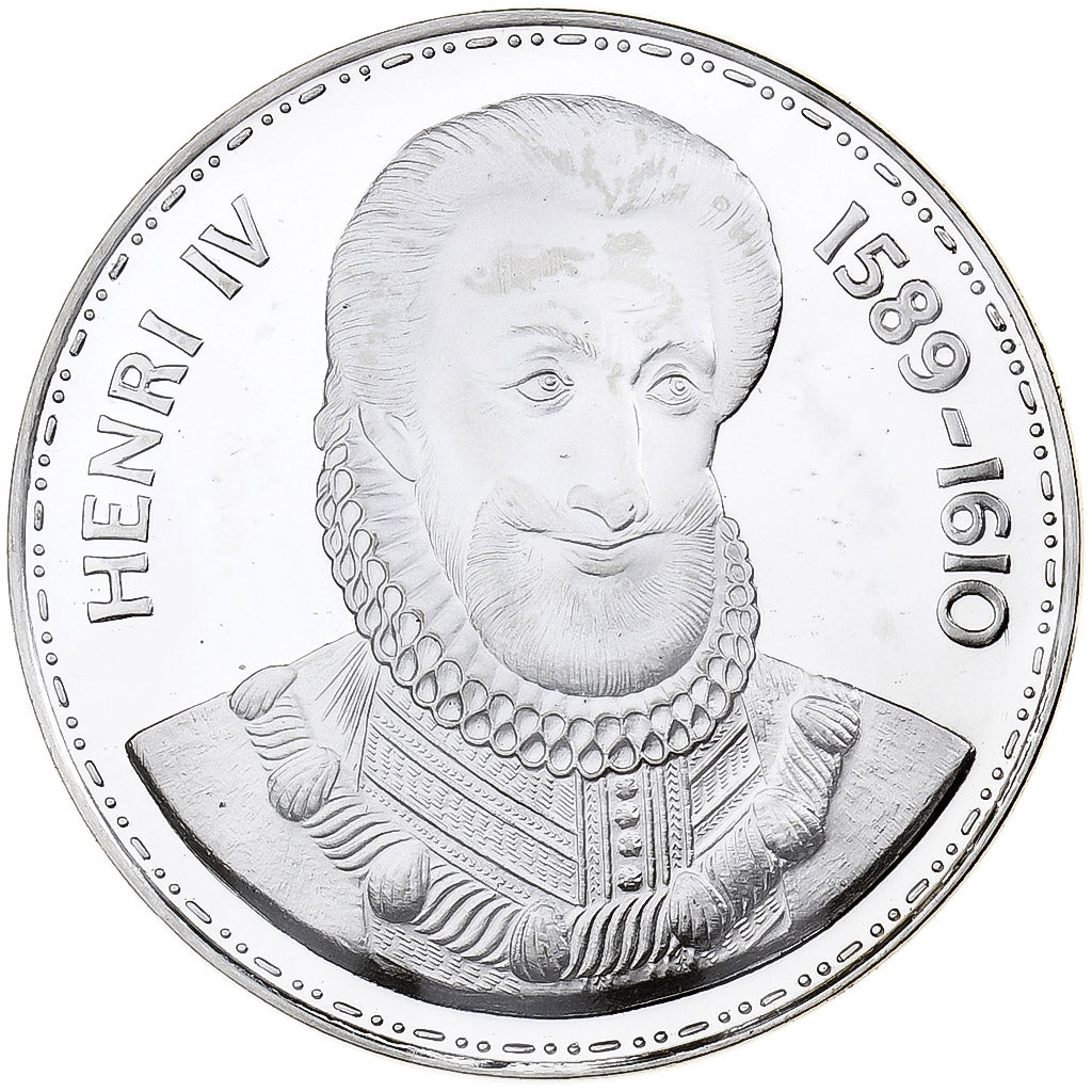 France, Medal, Henri IV, Silver, MS(65-70)