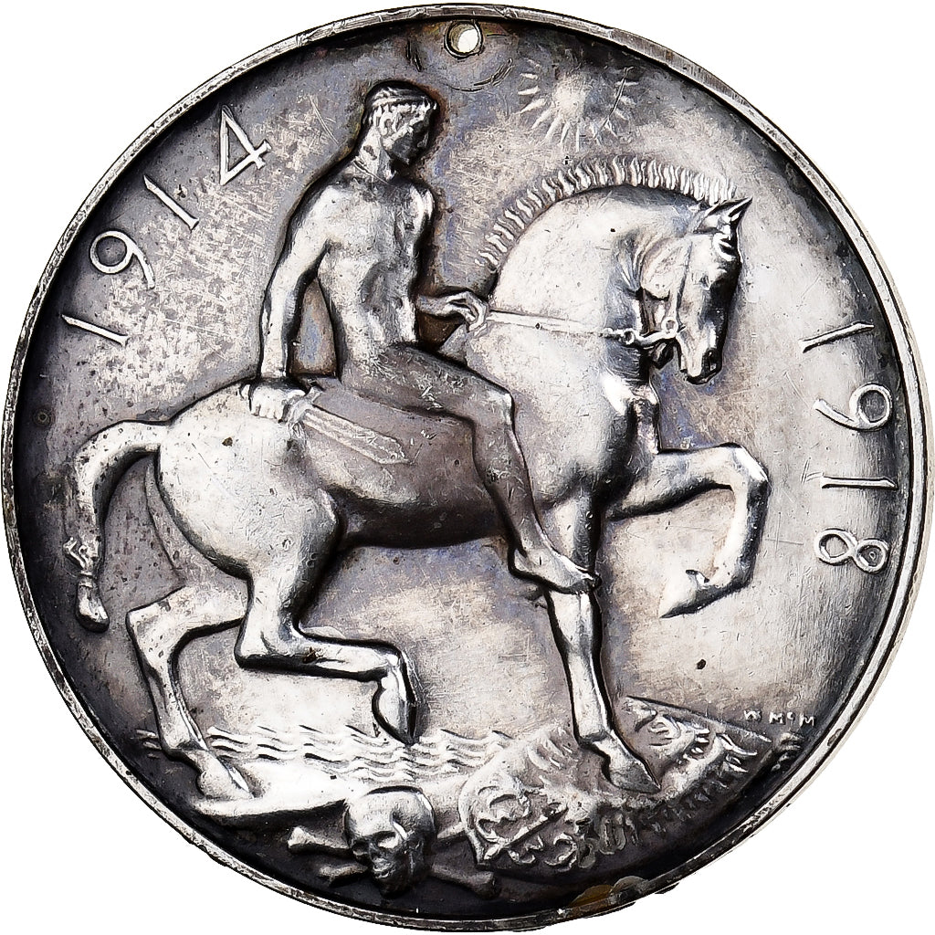 Reino Unido, British War, Georges V, medalha, 1914-1918, Qualidade Excelente
