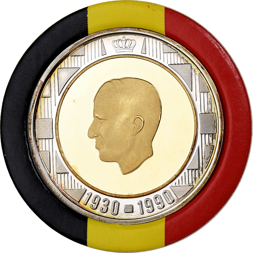 Belgien, 20 ECU, 1990, Brussels, Gold And Silver, UNZ