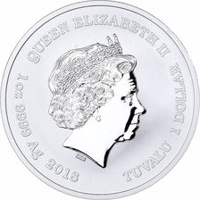 Tuvalu, 1 Dollar, 1 Oz, Black Panther, 2018, Silver, MS(65-70)
