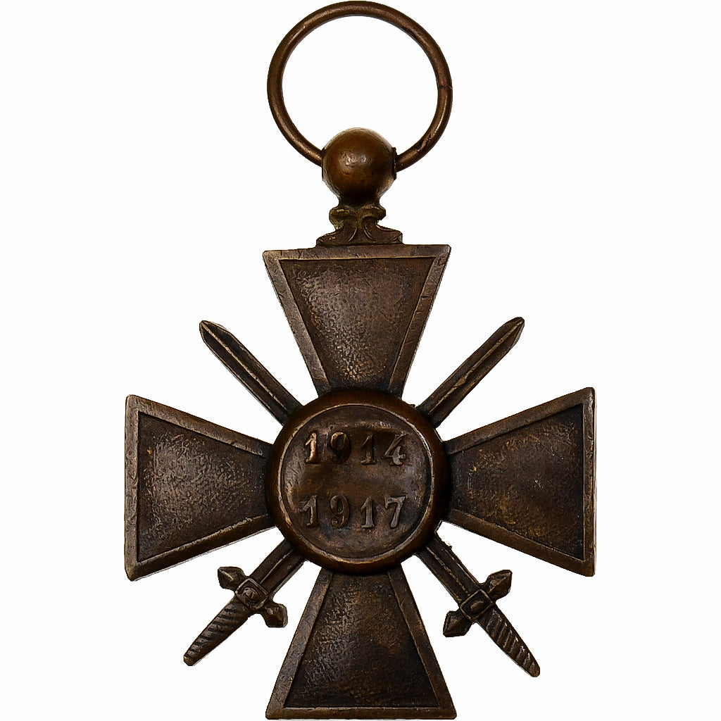 Frankreich, Croix de Guerre, WAR, Medaille, 1914-1917, Good Quality, Bronze, 37