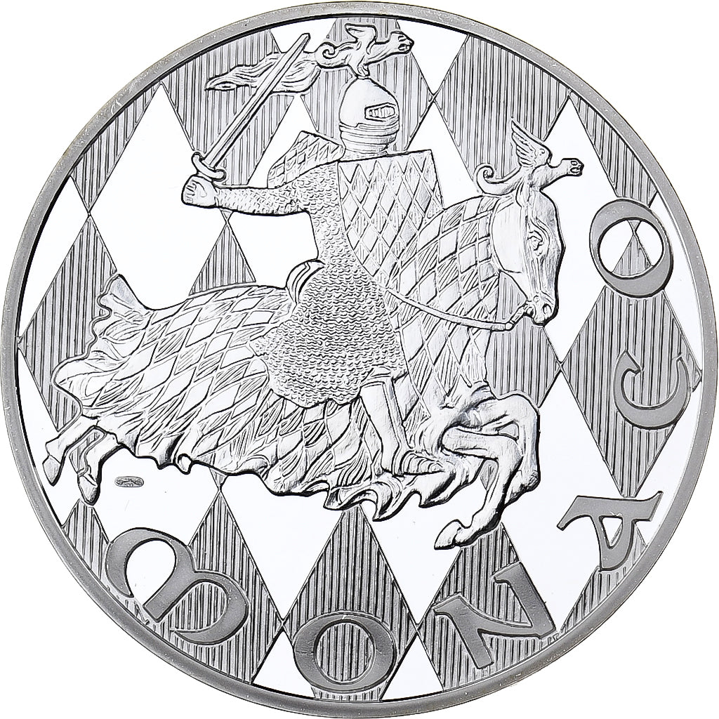 Monaco, Medal, Dynastie des Grimaldi, 1997, Silver, MS(65-70)