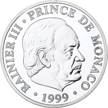 Monaco, Medal, 50ème Anniversaire de Rainier III, 1999, Silver, MS(65-70)