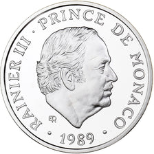 Monaco, Medal, 40 ème Anniversaire de Rainier III, 1989, Silver, MS(65-70)