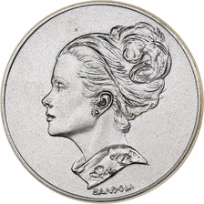 Monaco, Médaille, La Princesse Grace Kelly, 1982, Cuivre plaqué Argent